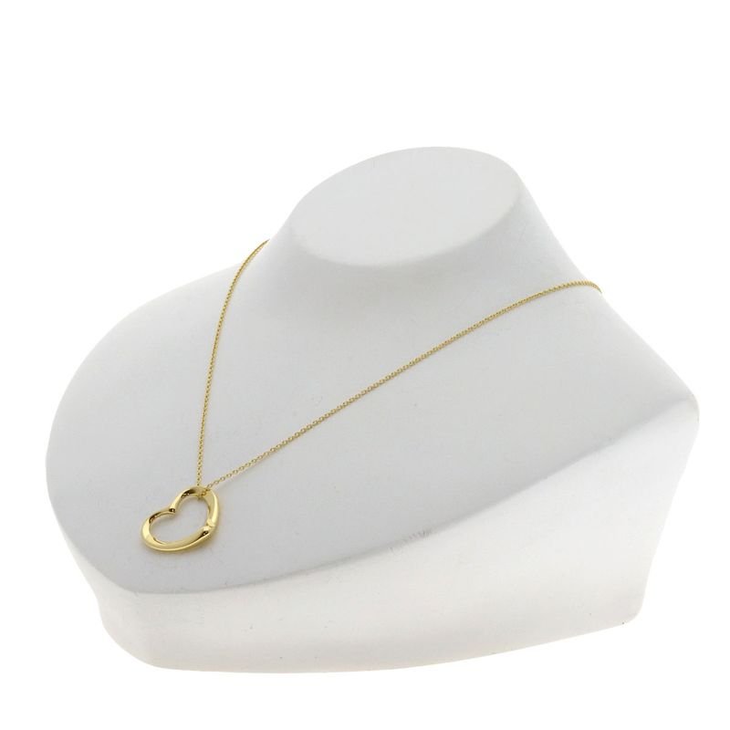Tiffany & Co Open Heart Necklace 18k Yellow Gold
