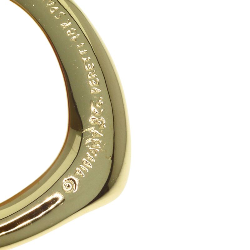Tiffany & Co Open Heart Necklace 18k Yellow Gold