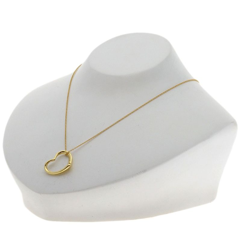 Tiffany & Co Open Heart Necklace 18k Yellow Gold