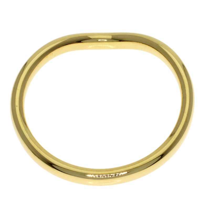 Tiffany & Co T Cube Band Ring 18k Yellow Gold