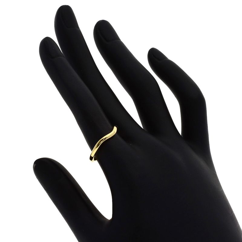 Tiffany & Co T Cube Band Ring 18k Yellow Gold