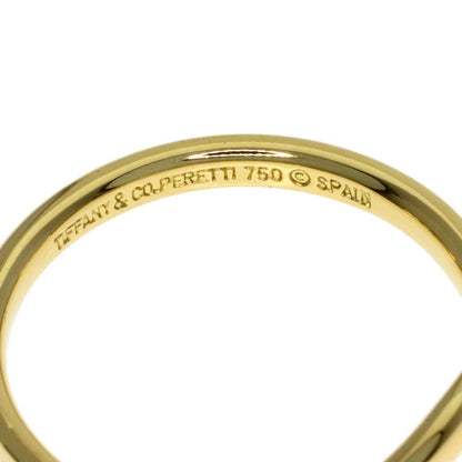 Tiffany & Co T Cube Band Ring 18k Yellow Gold