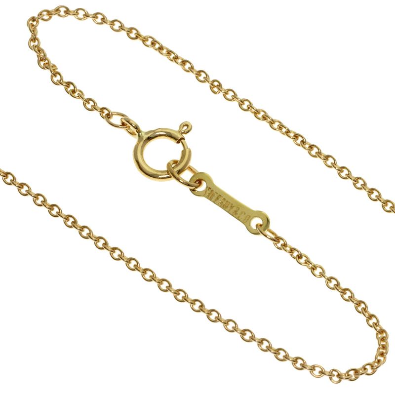 Tiffany & Co Leaf Necklace 18k Yellow Gold