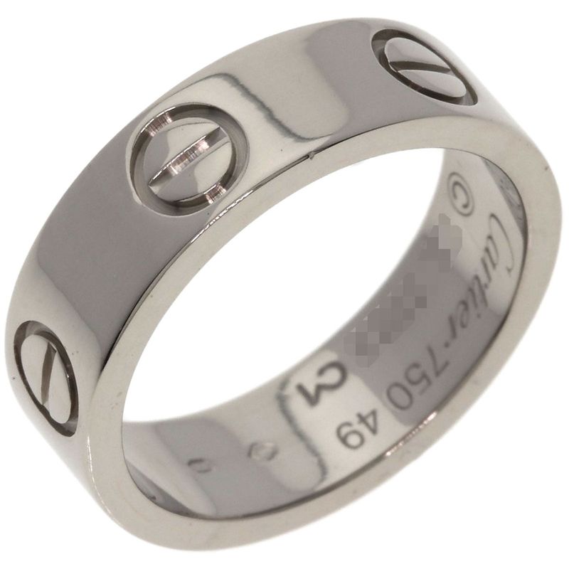 Cartier Love Ring 49 18k White Gold