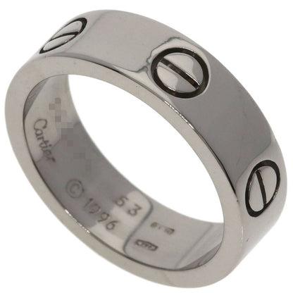 Cartier Love Ring 53 18k White Gold