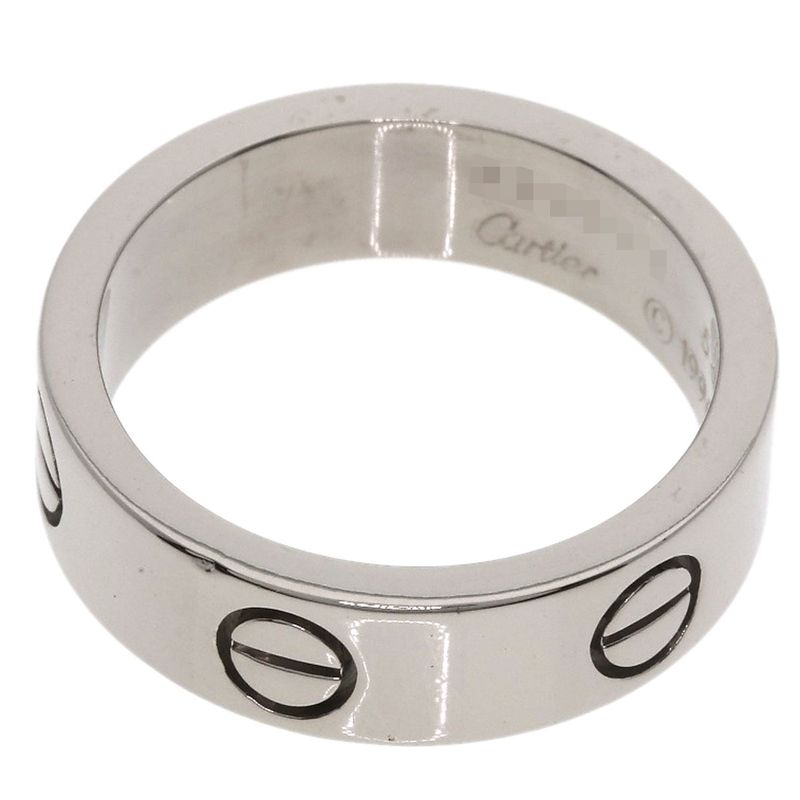 Cartier Love Ring 53 18k White Gold