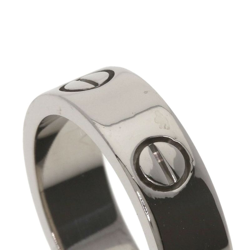 Cartier Love Ring 53 18k White Gold