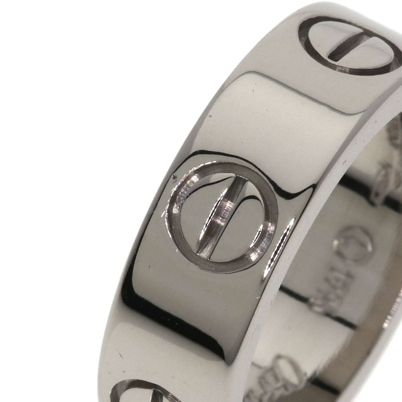 Cartier Love Ring 48 18k White Gold