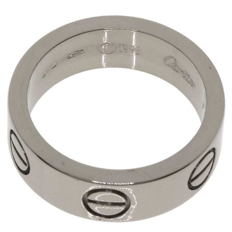 Cartier Love Ring 48 18k White Gold
