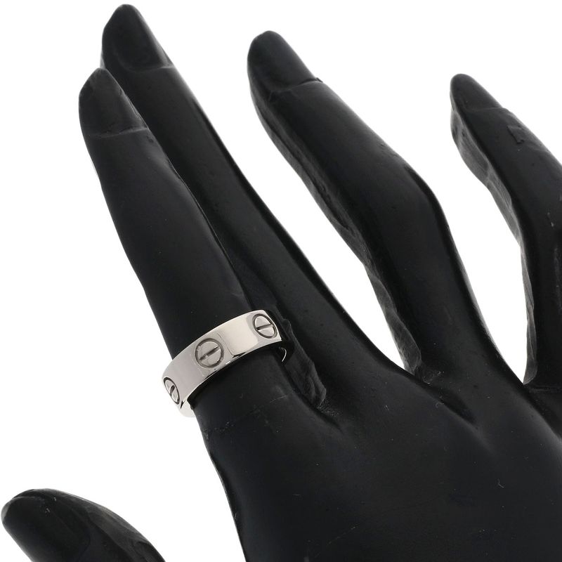 Cartier Love Ring 48 18k White Gold