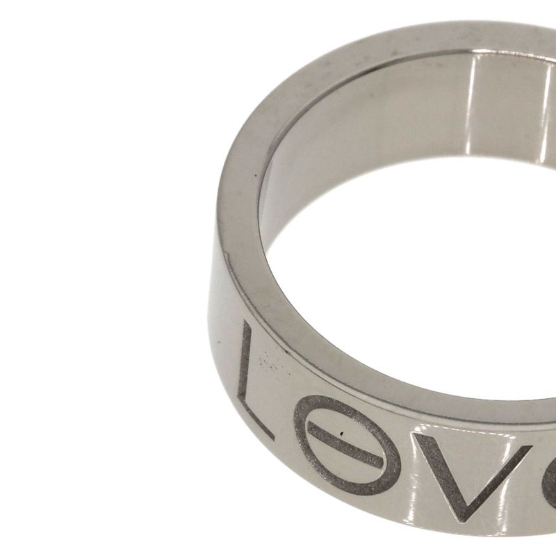 Cartier Love Ring Christmas Limited 49 18k White Gold