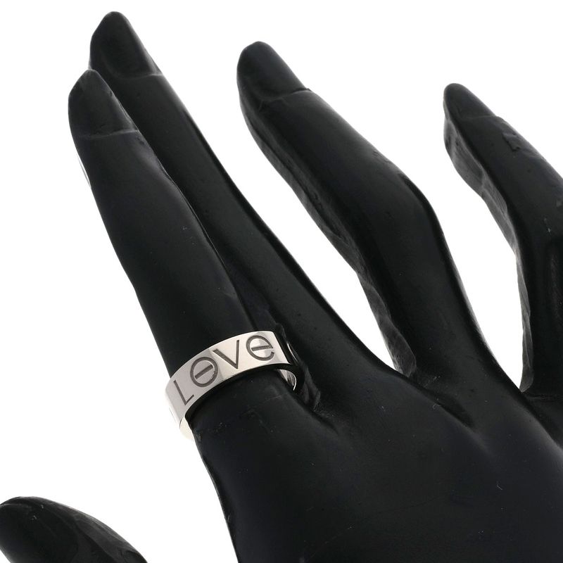 Cartier Love Ring Christmas Limited 49 18k White Gold