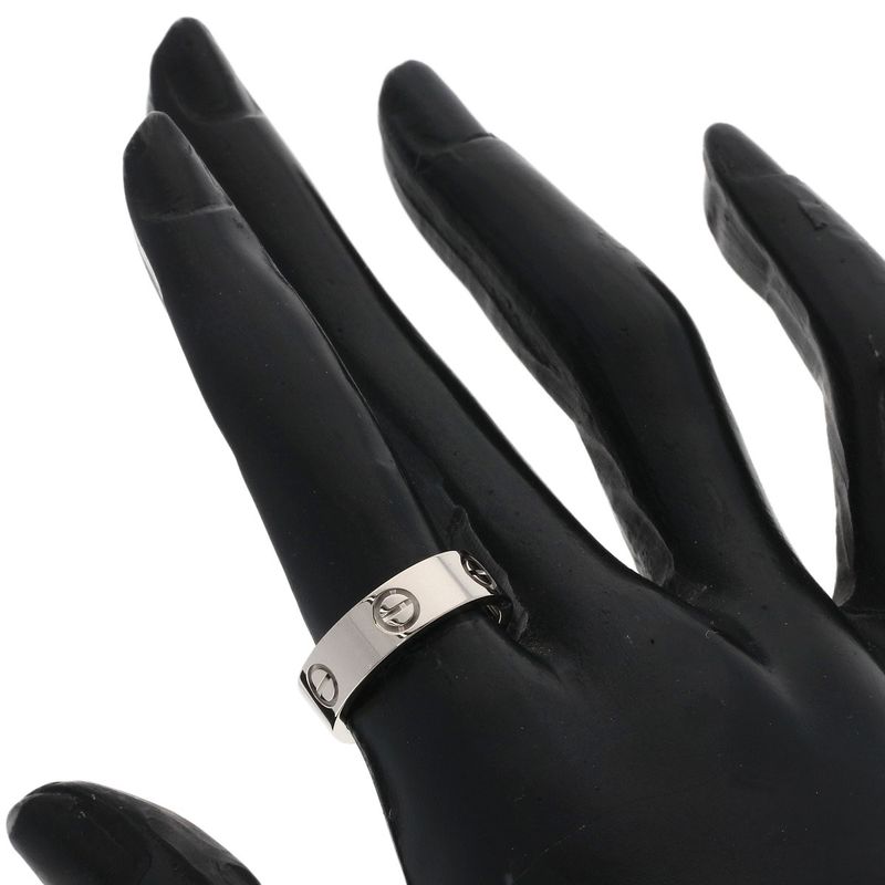 Cartier Love Ring 52 18k White Gold