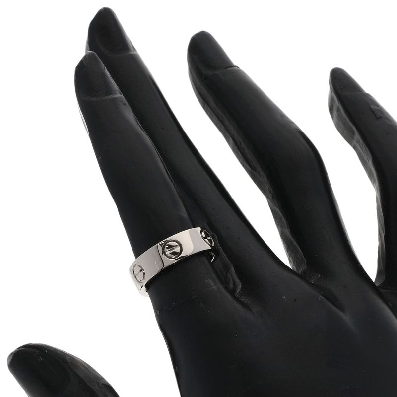 Cartier Love Ring 48 18k White Gold