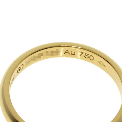 Cartier Wedding Band 60 Ring 18k Yellow Gold