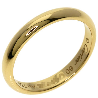 Cartier Wedding Band 60 Ring 18k Yellow Gold