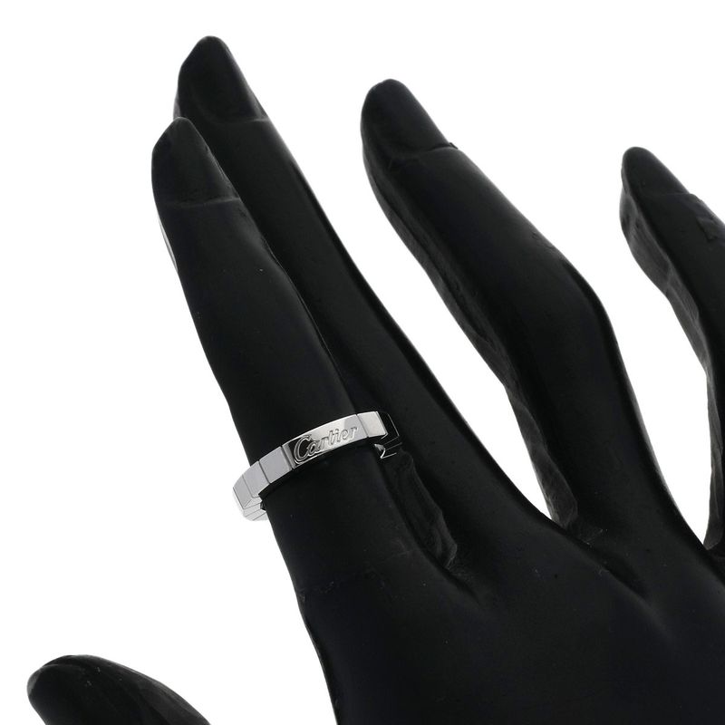 Cartier Lanier 46 Ring 18k White Gold