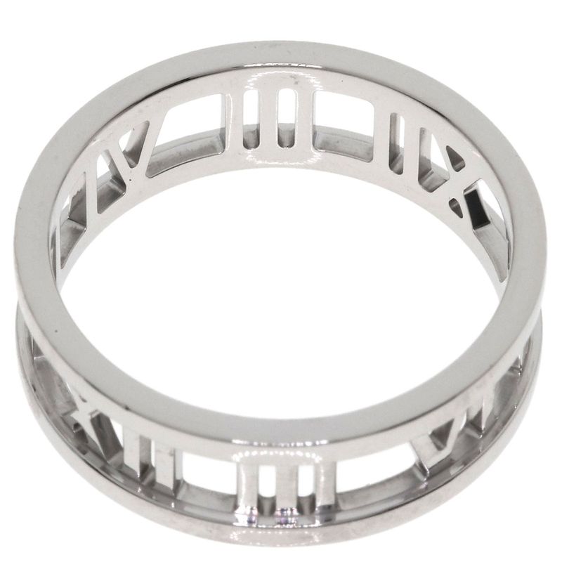 Tiffany & Co Atlas Open Ring 18k White Gold