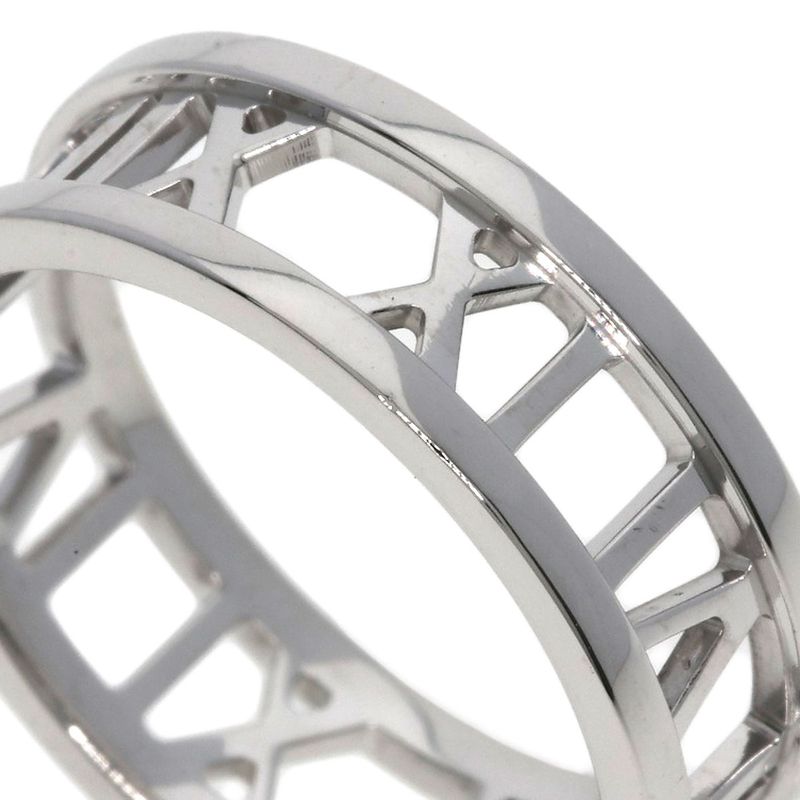 Tiffany & Co Atlas Open Ring 18k White Gold