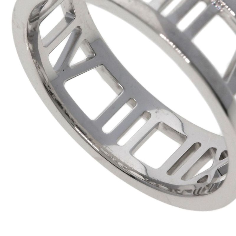 Tiffany & Co Atlas Open Ring 18k White Gold
