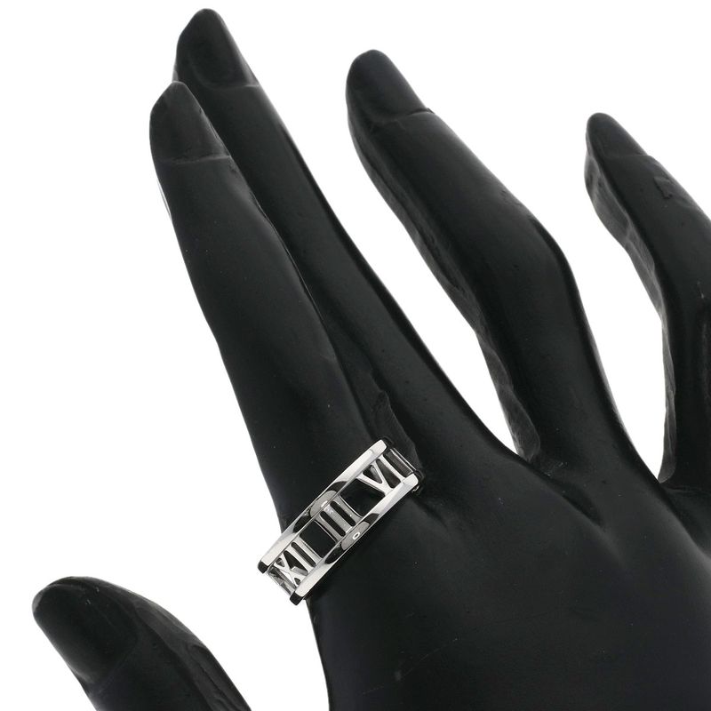 Tiffany & Co Atlas Open Ring 18k White Gold