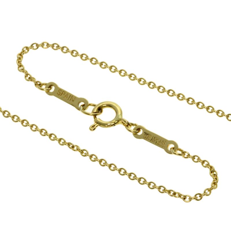 Tiffany & Co Open Heart Necklace 18k Yellow Gold