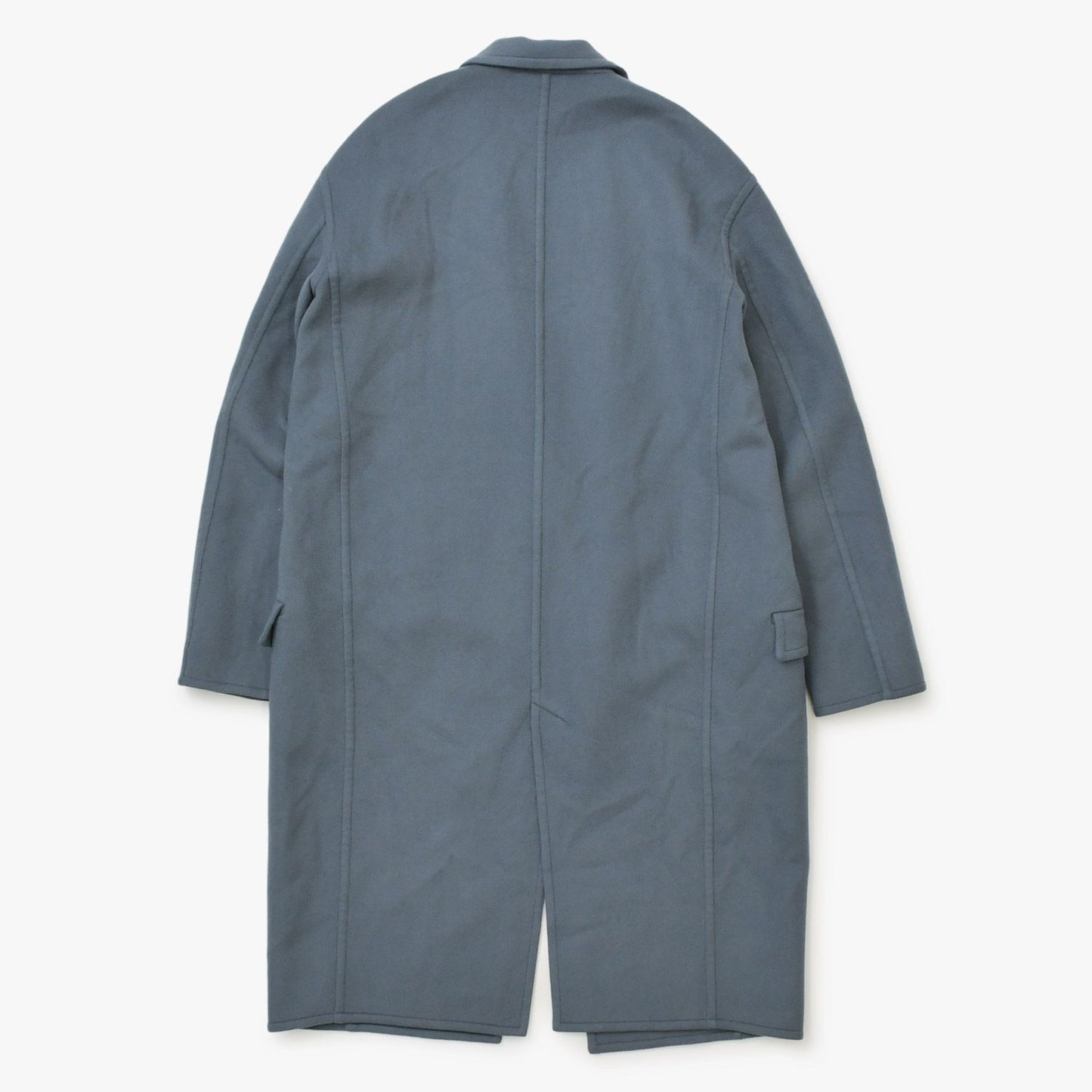 Celine Phoebe Philo Era Egg Crombie Coat Cashmere Gray 34 — view 2