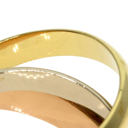 Cartier Trinity Color 50 Ring 18k Yellow Gold 18k Pink White