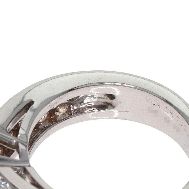 Van Cleef & Arpels Fullette Diamond Ring 18k White Gold