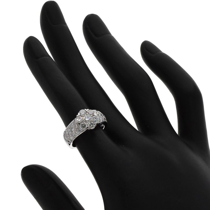 Van Cleef & Arpels Fullette Diamond Ring 18k White Gold