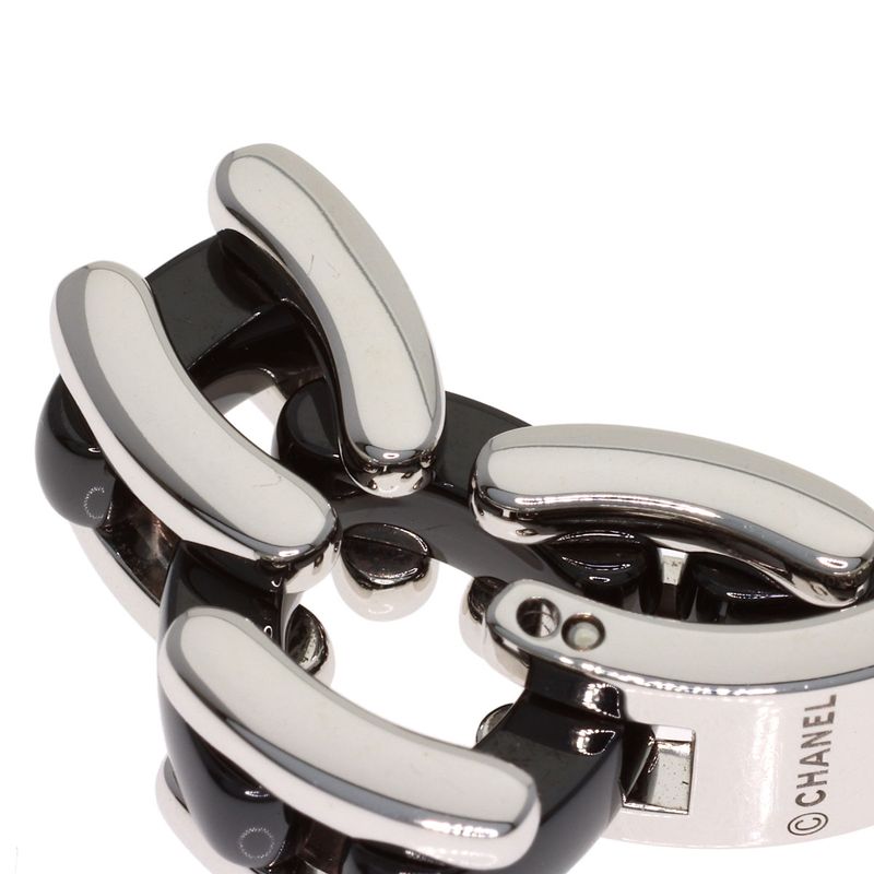 Chanel Ultra Black Ceramic 49 Ring 18k White Gold