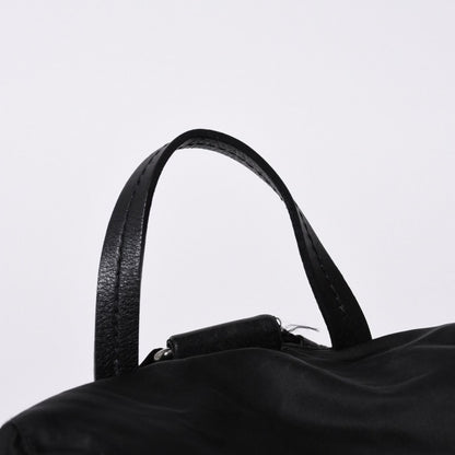 Prada Backpack Re-Nylon Black Nylon Saffiano Leather — view 6