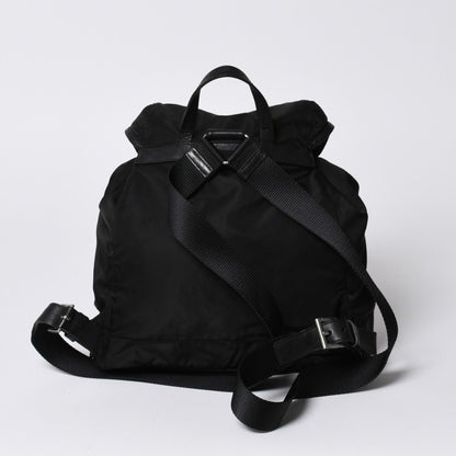 Prada Backpack Re-Nylon Black Nylon Saffiano Leather — view 2