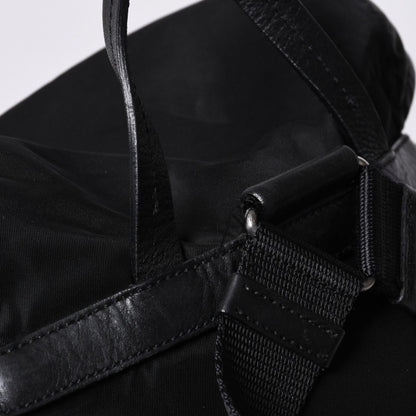 Prada Backpack Re-Nylon Black Nylon Saffiano Leather — view 4