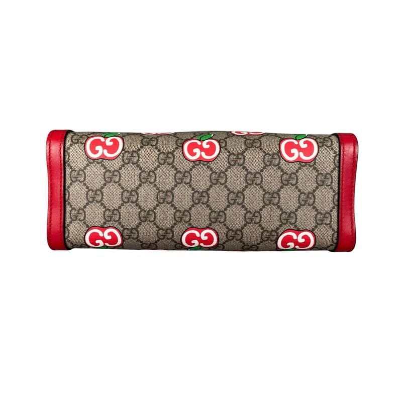 Gucci GG Apple Shoulder Bag Padlock Bag Beige Red Multicolor
