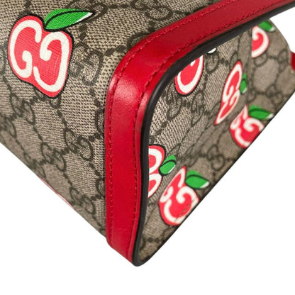 Gucci GG Apple Shoulder Bag Padlock Bag Beige Red Multicolor