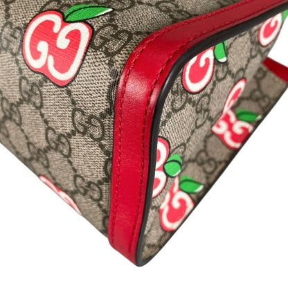 Gucci GG Apple Shoulder Bag Padlock Bag Beige Red Multicolor
