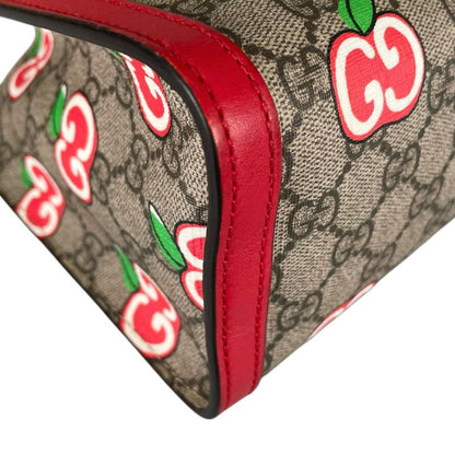 Gucci GG Apple Shoulder Bag Padlock Bag Beige Red Multicolor