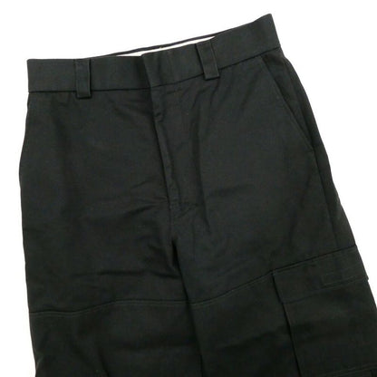 Gucci Logo Patch Wide Cargo Pants Zapro Black 44 Cotton