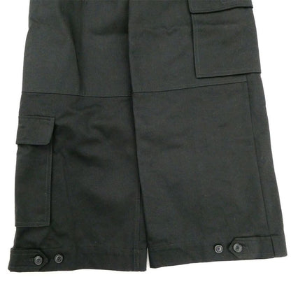 Gucci Logo Patch Wide Cargo Pants Zapro Black 44 Cotton