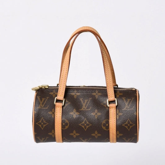 Louis Vuitton Handbag Mini Papillon 19 Monogram Brown Gold