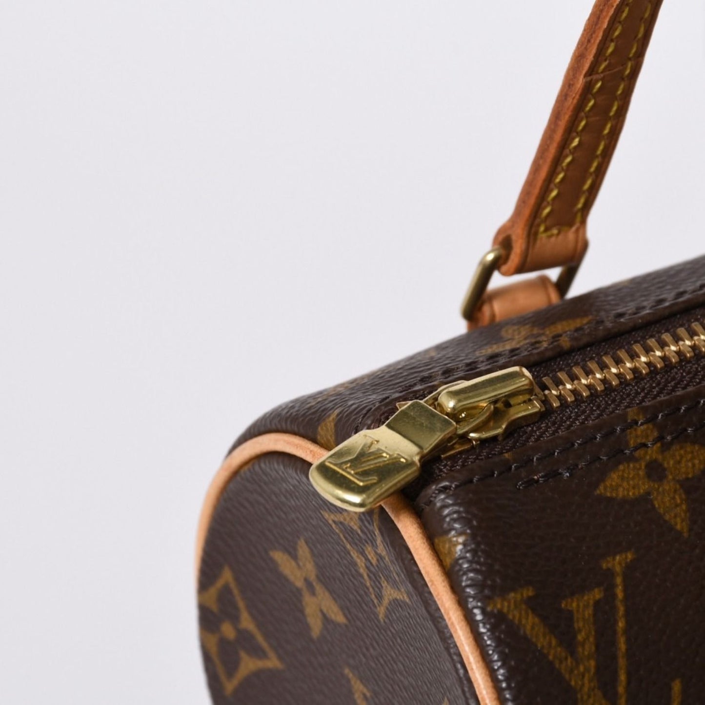 Louis Vuitton Handbag Mini Papillon 19 Monogram Brown Gold — view 5
