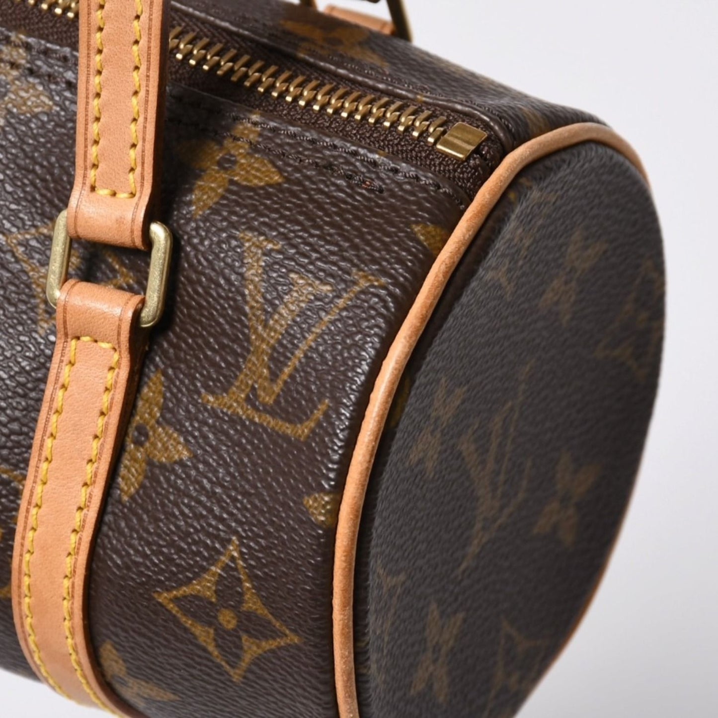 Louis Vuitton Handbag Mini Papillon 19 Monogram Brown Gold — view 4