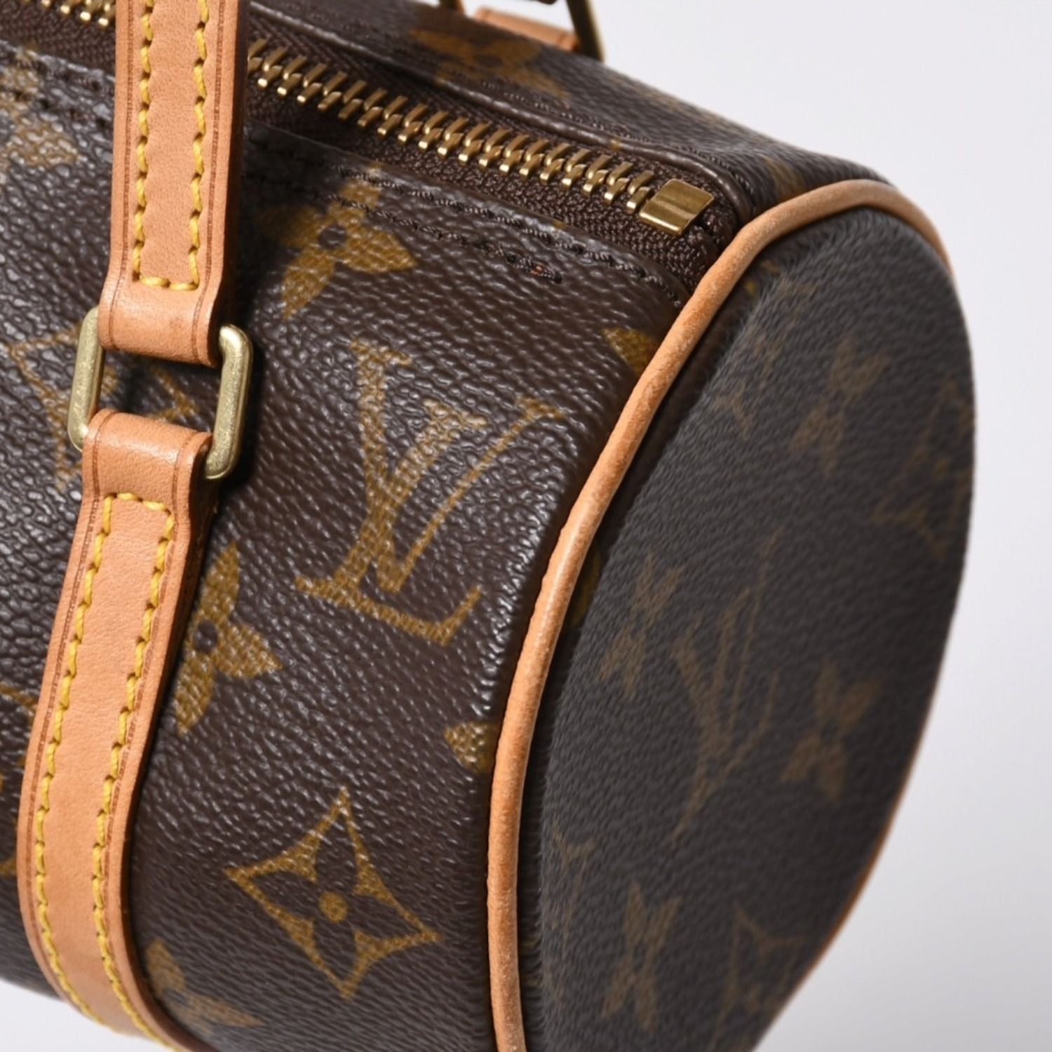 Louis Vuitton Handbag Mini Papillon 19 Monogram Brown Gold — view 4