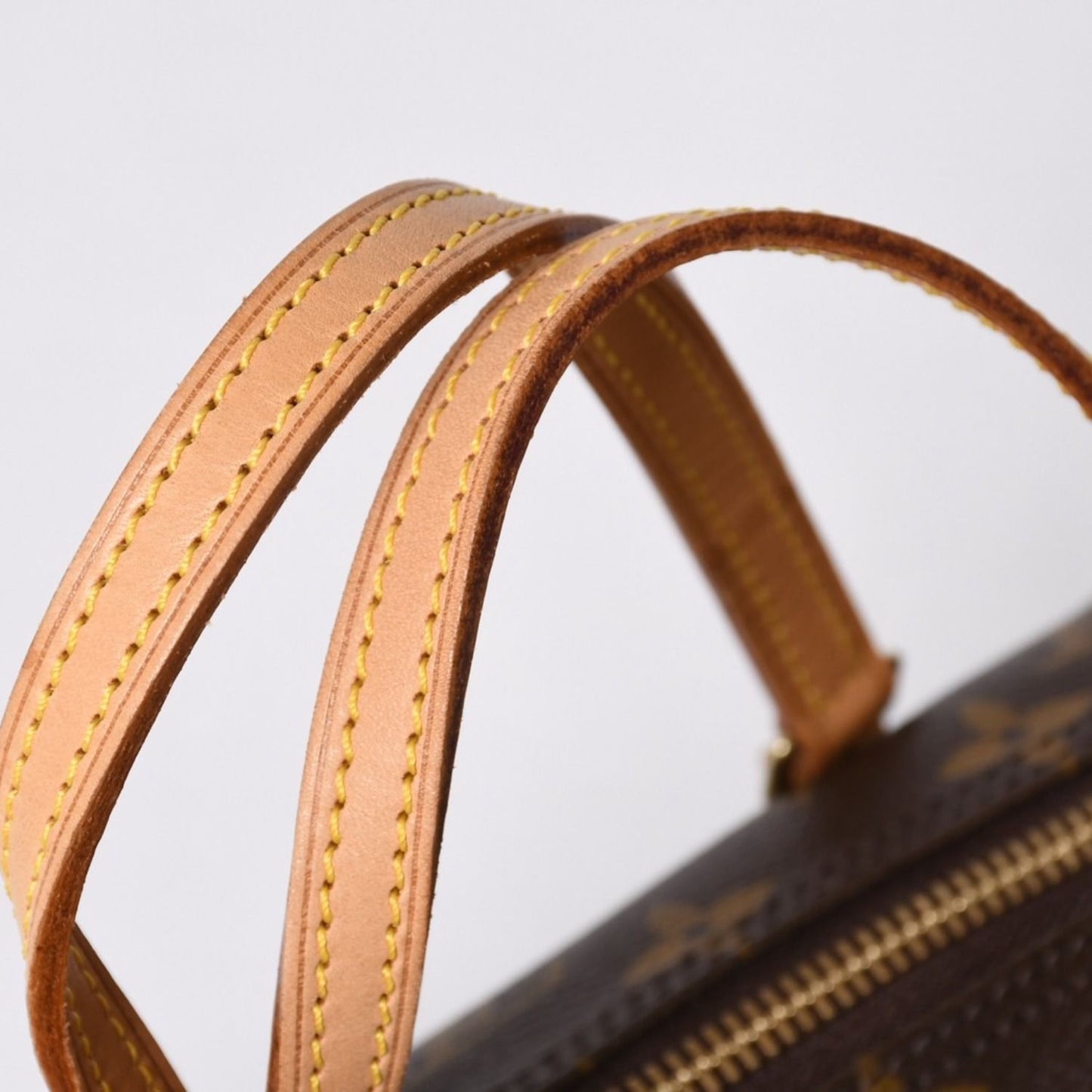 Louis Vuitton Handbag Mini Papillon 19 Monogram Brown Gold — view 7