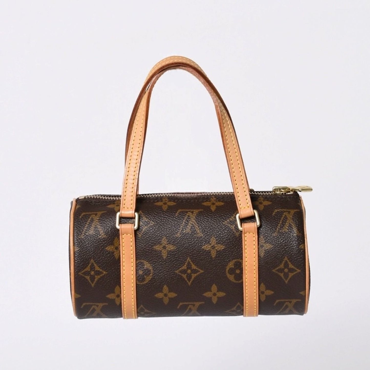 Louis Vuitton Handbag Mini Papillon 19 Monogram Brown Gold — view 2