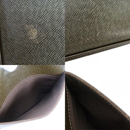 Louis Vuitton Shoulder Bag Dimitri Taiga Grizzly Brown Crossbody Casual Daily