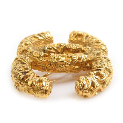 Chanel Brooch Lava Gold
