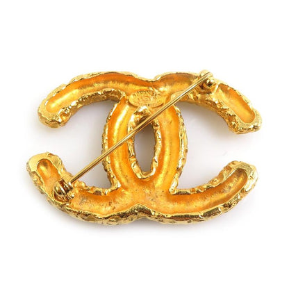 Chanel Brooch Lava Gold
