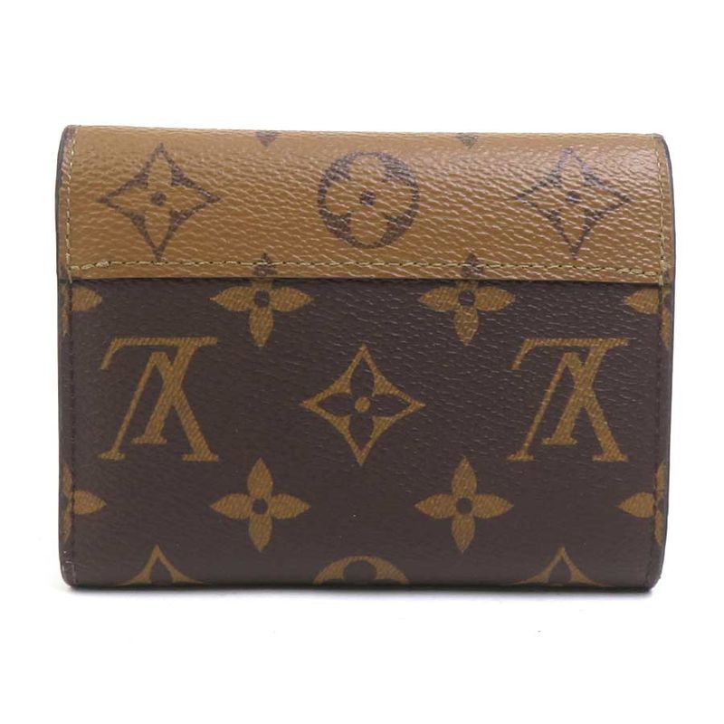 Louis Vuitton Trifold Wallet Monogram Reverse Portefeuille Victorine